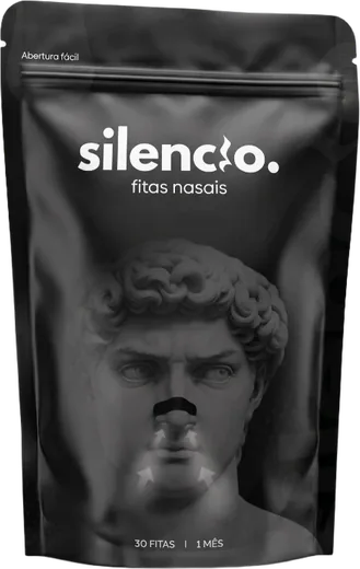 Pack de fitas nasais pretas Silencio